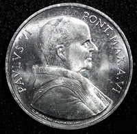 Vatican City Pavlvs VI  Aluminum (1968)/VI 5 Lire FAO BU KM# 102 (24 245)