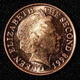 Jersey Elizabeth II 1998 1 Penny Le Hocq Tower BU KM# 103 RANDOM PICK (1 C)