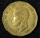 Great Britain George VI 1937 3 Pence 1st Year Type KM# 849 (26 627)