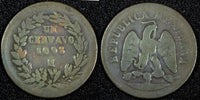 Mexico Copper 1895 Mo 1 Centavo Mexico City Mint KM# 391.6 (27 374)