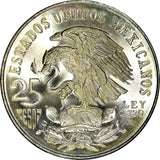 MEXICO Silver 1968 Mo  25 Pesos PCGS MS67 Olympic Games Even Rings KM# 479.1 (7)