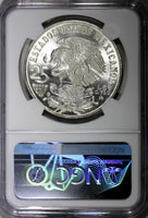 MEXICO Silver 1968 Mo  25 Pesos NGC MS67 Olympic Games Even Rings KM# 479.1 (8)