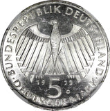 GERMANY Silver 1973 G 5 Mark Frankfurt National Assembly NGC MS63 KM#137 (031)