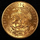 MEXICO  Bronze 1964 Mo 20 Centavos Red Toned GEM BU KM# 440 (27 372)