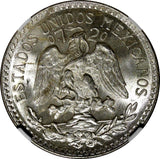 MEXICO ESTADOS UNIDOS MEXICANOS Silver 1943 M 50 Centavos NGC MS65 KM# 447 (036)