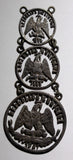 MEXICO Silver cut-out watch of 1890,1891 1887 5,10,50 Centavos 7.08g.(29 018)