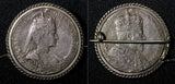 GREAT BRITAIN Medal,Pin,Brooch Silver 1902 Edward VII and Alexandra Coronation
