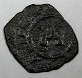 SICILY Italian states Manfred (1258-1266) Billon 1 Denaro 0.49g.Spahr-204 (662)