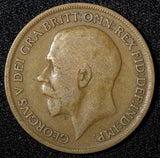 Great Britain George V Bronze 1916 1 Penny KM# 810 (28 287)