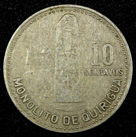 GUATEMALA Copper-Nickel 1983 10 Centavos Guatemala City Mint KM# 277.4 (24 602)