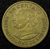 Guatemala Bartolome de las Casas Brass 1972 1 Centavo KM# 273  (24 468)