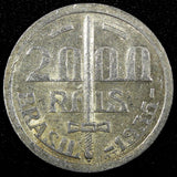 Brazil Silver 1935 2000 Reis Duke of Caxias 1 YEAR TYPE KM# 535 (25 136)