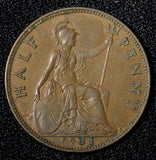 Great Britain George V Bronze 1931 1/2 Penny KM# 837 (28 906)