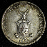 Philippines Silver 1944 S 50 Centavos San Francisco Mint KM# 183 (28 475)