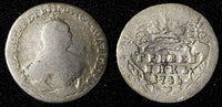 RUSSIA Elizabeth Silver 1746 Grivennik 1st Year Type Better Early Date C#16a (2)