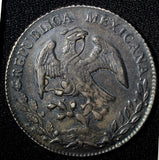 MEXICO Silver 1881 Mo MH 8 Reales Radiant cap Dark toned KM# 377.10 (27 552)