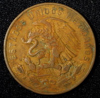 MEXICO  Bronze 1956 Mo 20 Centavos  KM# 440 (27 541)