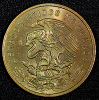 MEXICO  Bronze 1967 Mo 20 Centavos Nice Toned UNC  KM# 440 (27 368)