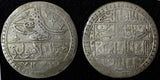 TURKEY Selim III Silver AH1203/3 (1791) Yuzluk Constantinople 45mm KM# 507 (139)