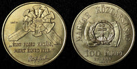 HUNGARY 1998 BP 100 Forint 1848 Revolution UNC-GEM BU COIN KM# 726 (28 052)