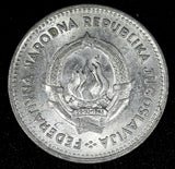 Yugoslavia Aluminum 1953 2 Dinara 1 Year Type 	22.2 mm KM# 31 (24 544)