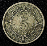 Mexico ESTADOS UNIDOS MEXICANOS 1937 5 Centavos KM# 423 (27 820)