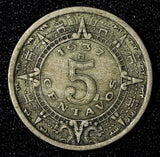 Mexico ESTADOS UNIDOS MEXICANOS 1937 5 Centavos KM# 423 (27 820)
