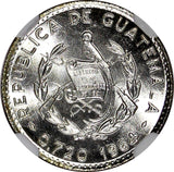 GUATEMALA Silver 1964 5 Centavos KEY DATE NGC MS67 GEM BU LUSTER KM# 261 (031)