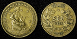 BRAZIL  Aluminum-Bronze 1928  500 Reis KM# 524 (27 644)