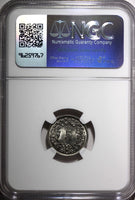 SWITZERLAND Nickel 1937 5 Rappen NGC MS66 GEM BU  Toned KM# 26b (035)