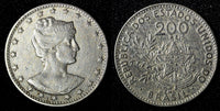 Brazil Copper-Nickel 1901 200 Reis Liberty 1 Year Type KM# 504 (27 779)