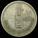 GUATEMALA Copper-Nickel 1980 10 Centavos  KM# 277.3 (24 637)