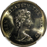 Hong Kong Elizabeth II 1980 $1.00  Dollar NGC MS65 GEM BU KM# 43 (13)