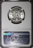Mexico ESTADOS UNIDOS Silver 1944 M 50 Centavos NGC MS67 GEM BU KM# 447 (024)