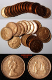 Falkland Islands Elizabeth II 1998 1 Penny Penguins BU KM# 2a RANDOM PICK (1 C)