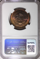 MEXICO Bronze 1946 20 Centavos NGC MS65 BN ONLY 1 GRADED HIGHEST  KM# 439 (011)