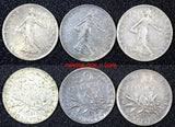 FRANCE Silver 1919 50 Centimes XF/aUNC KM# 854 RANDOM PICK (1 Coin)  (24 703)