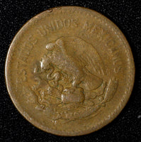 Mexico ESTADOS UNIDOS MEXICANOS Bronze 1943 20 Centavos 1st Year  KM# 439 (579)
