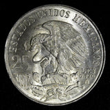 MEXICO Silver 1968 Mo  25 Pesos Olympic Games Rings  22.5 g GEM BU KM# 479.1 (5)