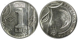 MOLDOVA 2018-2024 1 Leu 21.5 mm KM# 153 XF-AU RANDOM PICK (1 Coin)