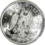 Mexico ESTADOS UNIDOS Silver 1944 M 50 Centavos NGC MS66 GEM GEM BU KM# 447 (45)