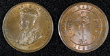 Ceylon George V Copper 1926 1/2 Cent UNC  KM# 106 (27 978)