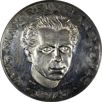 Austria Silver Medal 1974 Max Reinhardt, 1873-1973 by Bodlak 40mm PL  (28 106)