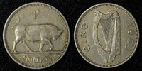 Ireland Republic Copper-Nickel 1963 Shilling Bull KM# 14a (28 022)