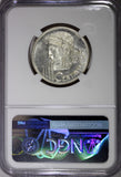 Guatemala Silver 1959 25 Centavos DOUBLED DIE OBVERSE NGC MS63 RARE KM# 258 (43)
