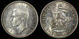 GREAT BRITAIN George VI Silver 1939 1 Shilling HIGH GRADE KM# 853 (24 710)