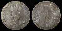 India-British George V Silver 1913  Rupee Bombay Mint Toned KM# 524 (27 361)