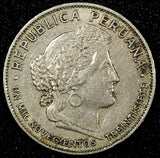 PERU Copper-Nickel 1937 10 Centavos KM# 214.2 (25 024)