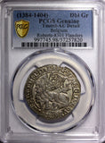 Belgium Flanders Philip II (1384-1404) Silver Double Gros PCGS AU DET. Rob.-8301