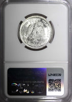 Mexico ESTADOS UNIDOS Silver 1944 M 50 Centavos NGC MS66 GEM GEM BU KM# 447 (42)